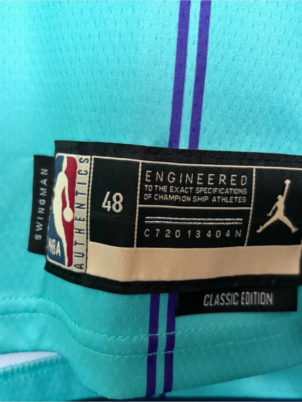 Charlotte Hornets Kobe Bryant Jersey size L
